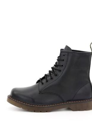 Чоловічі високі шкіряні черевики демісезонні dr.martens5 фото