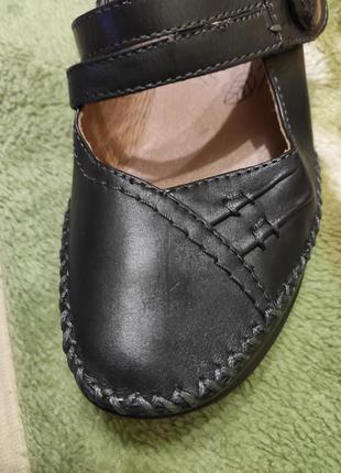 Стильні жіночі туфлі jana шкіра розмір 379 фото