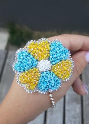 Брошка квітка 5