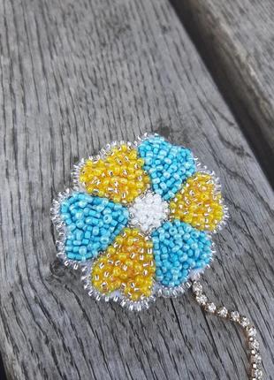 Брошка квітка 2