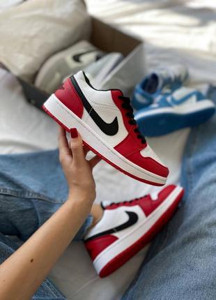 Кроссовки унісекс nike air jordan 1 full red5 фото