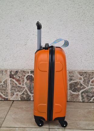 Класика валізи carbon 310 orange 🍊4 фото