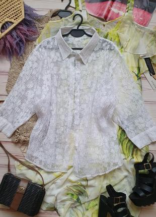 Легкая шифоновая блуза органза рубашка9 фото