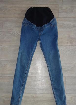 Фірмові стильні скинни джинси для вагітних 27 28 44 46 s8 фото