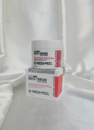 Ліфтинг-крем medi peel naite thread neck cream з біо-пептидами для шиї і зони декольте 100 мл