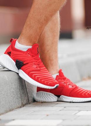 Adidas alphabounce instinct red 43-27см кросівки кроссовки