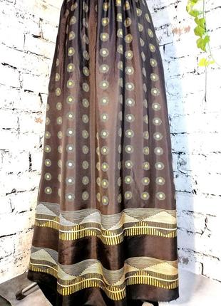 Шовкова літня сукна/сарафан в етнічному стилі3 фото