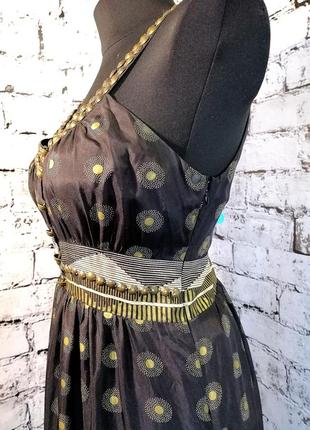 Шовкова сукна сарафан в етнічному стилі5 фото