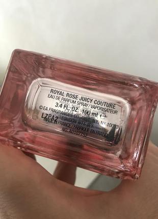 Juisy couture royal rose оригинал 10мл отливант парфюмированная вода7 фото