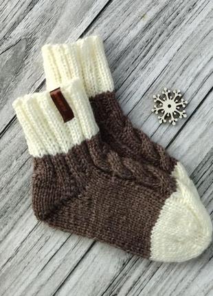 Дитячі вовняні шкарпетки - теплі шкарпетки для дівчинки - шкарпетки на 3-4 роки