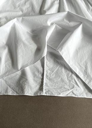 Стильна асиметрична біла блуза туніка cos6 фото