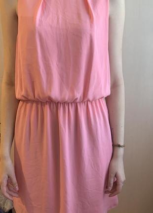 Ніжна рожева сукня2 фото
