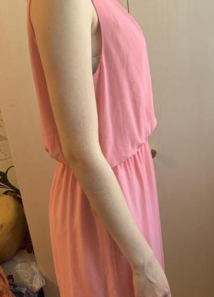 Ніжна рожева сукня4 фото