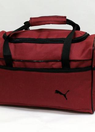 Сумка, сумка дорожня, ручна поклажа, сумка на валізу, жіноча сумка, бордо1 фото