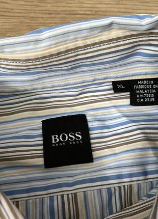 Рубашка в полоску hugo boss2 фото