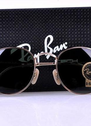 Женские солнцезащитные очки в стиле ray ban 3447 001 lux