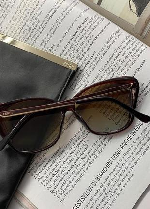 Женские очки с поляризацией (3220) brown3 фото