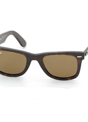 Мужские солнцезащитные очки в стиле ray ban wayfarer 2140-902/57 lux