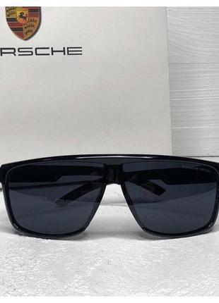 Солнцезащитные очки с поляризацией в стиле porsche design  (102) black2 фото