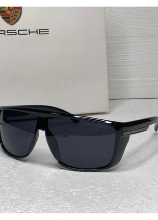 Сонцезахисні окуляри з поляризацією в стилі porsche design (102) black1 фото