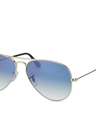 Жіночі сонцезахисні окуляри ray ban aviator 3026 (003/3f) lux