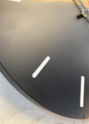 Настінний годинник starwood акація з чорною епоксидною смолою (sw045/2)4 фото