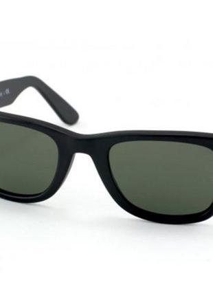 Женские солнцезащитные очки в стиле ray ban wayfarer 2140-901 lux2 фото