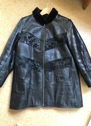 Гарна тепла дублянка натуральна