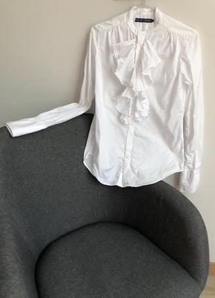 Белая рубашка ralph lauren