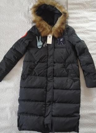 Якісне легке зимове пальто куртка пуховик польща5 фото