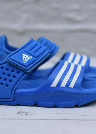 Синие детские сандалии, босоножки adidas, 25 размер. оригинал