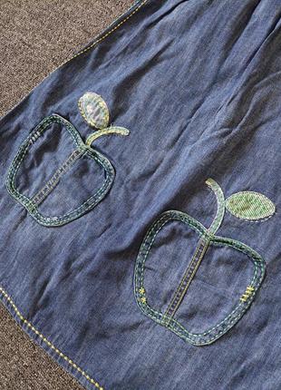 Брендовый джинсовый сарафан2 фото
