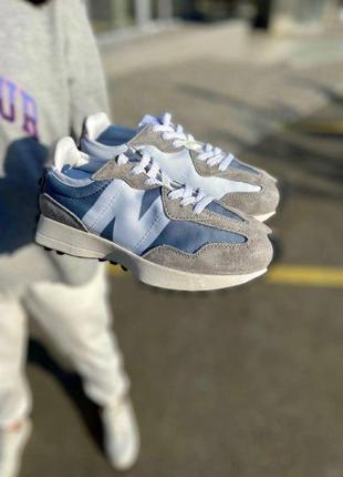 👟стильні кросівки new balance 327 grey