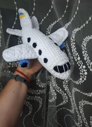 Літак м'яка іграшка амігурумі