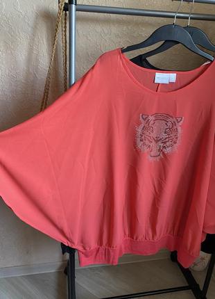 Bonprix  26-28 полупрозрачная блуза