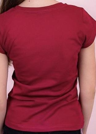 Жіноча промо футболка стандарт (біла, короткий рукав) 100% хлопок3 фото