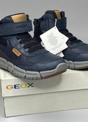 Дитячі демісезонні шкіряні черевики geox flexyper 29,30,31,33,35,37 р-р ботінки хлопчику4 фото
