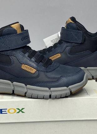 Дитячі демісезонні шкіряні черевики geox flexyper 29,30,31,33,35,37 р-р ботінки хлопчику6 фото