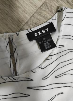 Дизайнерська трендова блуза пліссе dkny футболка4 фото