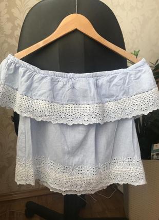 Блуза прошва zara