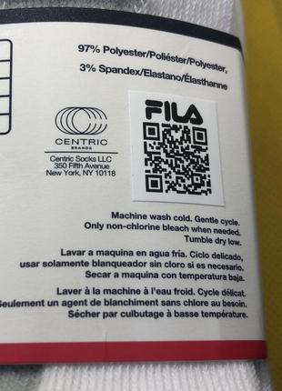 Белые носки fila (оригинал) 4