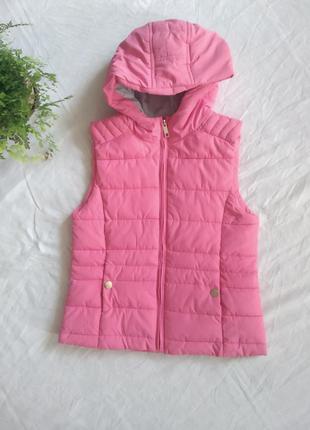 Стьобаний демісезонний жилет бренду zara uk 11 -12 eur 146-152
