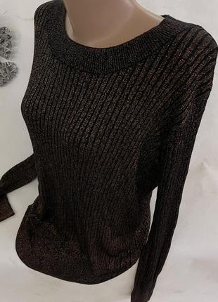 Шикарный свитер люрекс3 фото