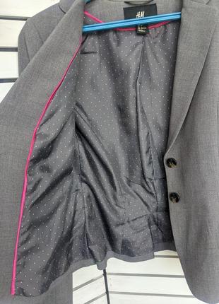 Жакет, піджак сірого кольору hm5 фото