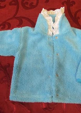 Тепла кофтинка для маленької леді