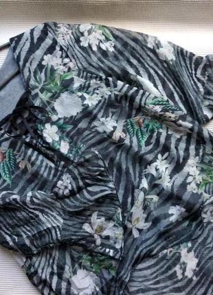 Легка літня шовкова блузка сорочка туніка1 фото