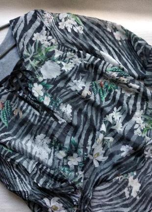 Легка літня шовкова блузка сорочка туніка2 фото