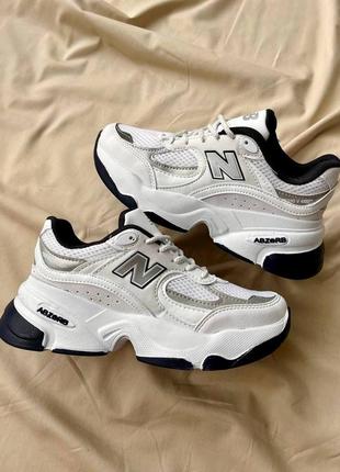 Отличные женские унисекс кроссовки new balance 990 new white blue белые 36-44 р