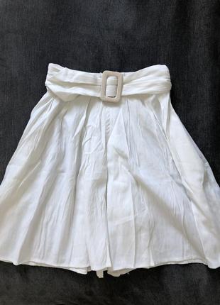 Легкі вінтажні шорти-спідниця