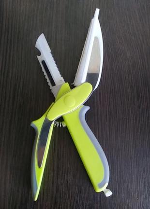 Багатофункціональний ніж-ножиці samrt cutter 6 в 14 фото